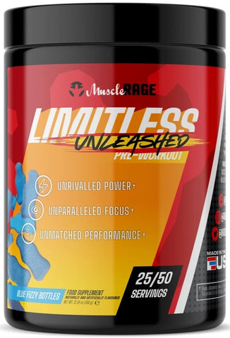 Muscle Rage Limitless Unleashed (25/50 servings)