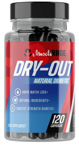 Muscle Rage Dry-Out Natural Diuretic (120 caps)